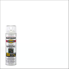 15 Oz. Clear Flat 2X Distance Exterior Inverted Marking Spray Paint 6-Pack 