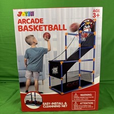 JOYIN Arcade Basketball Game Set with 4 Balls and Hoop for Kids 3 Multicolor