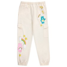 Care Bears Girls Cargo Sweatpants with Pockets Featuring Wish and Cheer Bear-...