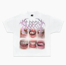 SLEEZY GEMS Boxy Vintage Shirt Graphic Tee Streetwear Y2K