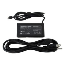 100W USB-C Laptop Replacement Ac Adapter Charger w/ Power Cord