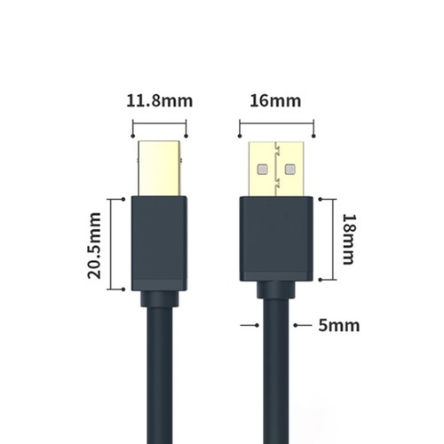 3 Meters USB -Druckkabel Stecker-zu-Stecker-Kabel Ladekabel Des Druckers - 第 8/12 張圖片
