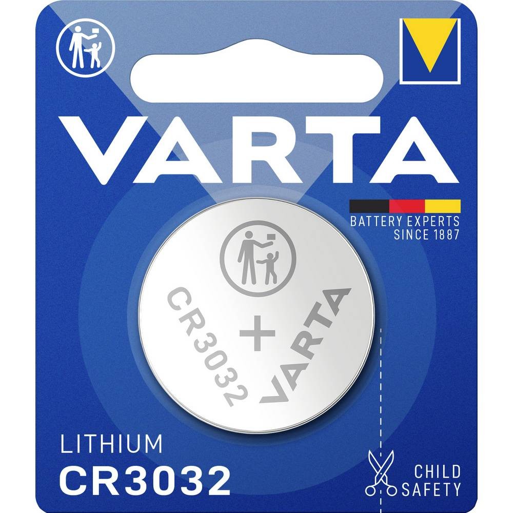 Varta Batteria a bottone CR 3032 3 V 1 pz. LITHIUM Coin CR3032 Blister 1