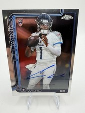 2025 Topps Chrome Cam Ward On Card Auto RC