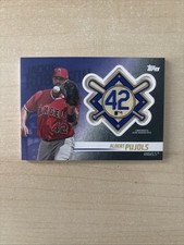 ALBERT PUJOLS 2018 TOPPS UPDATE COMMEMORATIVE PATCH JACKIE ROBINSON #JRP-AP