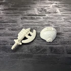 Transformers 1988 G1 Pretenders Waverider Thermal Axe & Helmet Part Lot