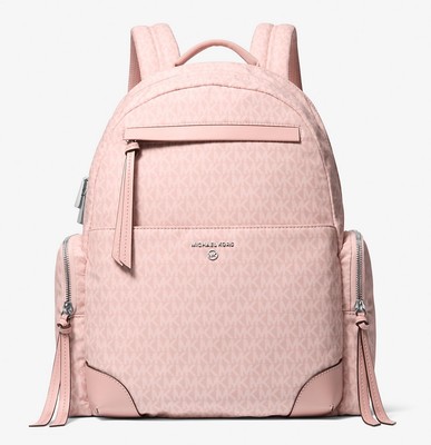 New Women's Authentic Michael Kors Signature Prescott Backpack