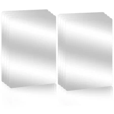 KALIONE 8 Pack Shatter Proof Plastic Mirrors, Acrylic Mirror Sheets, Double-S...