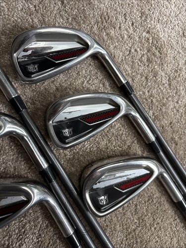Wilson Staff Dynapwr Irons 5-PW Project X Evenflow 55g 5.0 Graphite Senior - Picture 3 of 7