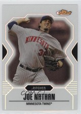 2007 Topps Finest Refractor Joe Nathan #128 0t2