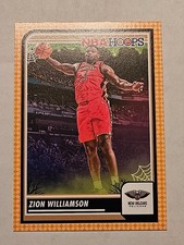 Zion Williamson - 2023-24 Hoops Haunted Hoops Orange Insert Card