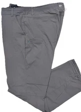 Kuhl Resistor Lite Chino Pants Mens 36x32 Grey Straight Outdoors Hiking Stretch 