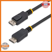 50ft Displayport To Displayport Cable With Latches M/M