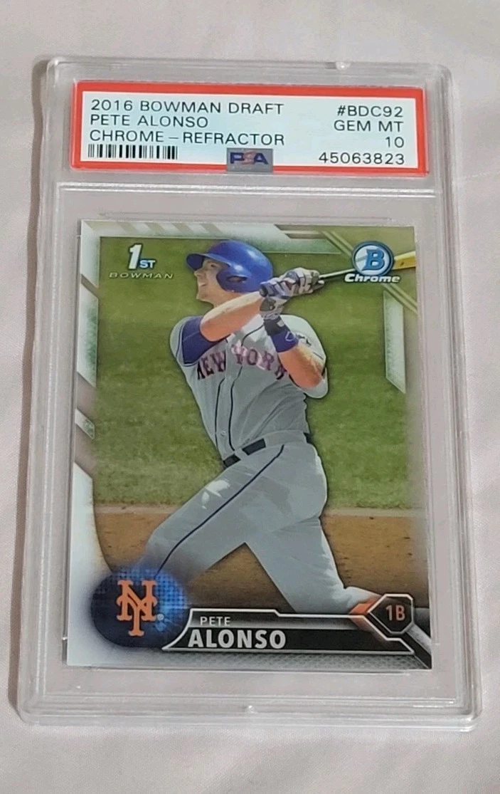 Bowman Pete Alonso Baseball 2016 Season Sports Trading Cards