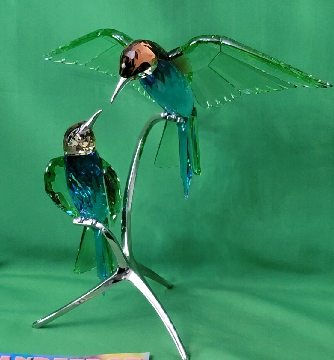 Swarovski Crystal Birds Of Paradise Bee Eaters Heinz Tabertshofer
