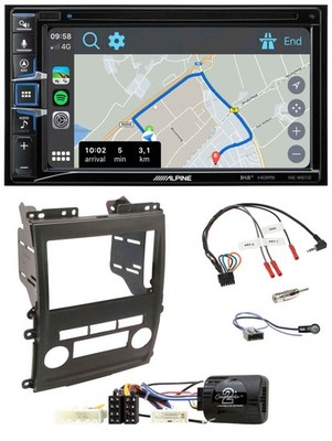 Alpine DAB TMC Bluetooth 2DIN USB Lenkrad Navigation für Nissan Xterra 09-11 Tel