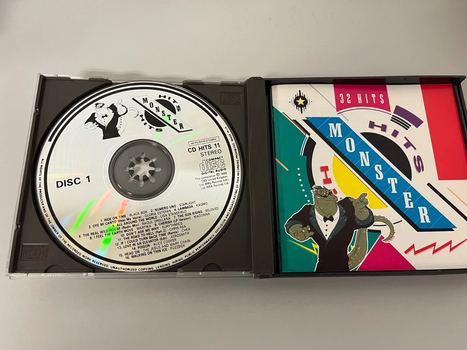 Various – Monster Hits - UK Only 2 CD Comp. 1989 -Prince,Sybil,Black Box,Madonna - Bild 2 von 4