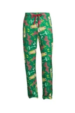 A Christmas Story- Leg Lamp Flannel Sleep Pajama Pants XX-Large, Color Green 