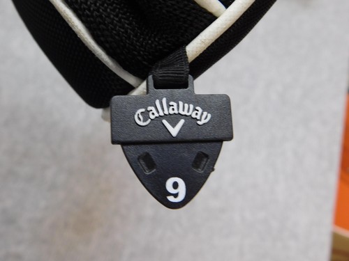 Callaway Golf Club Headcover Black White Knit 3 or 9 Wood Fairway Head Cover - Picture 5 of 5