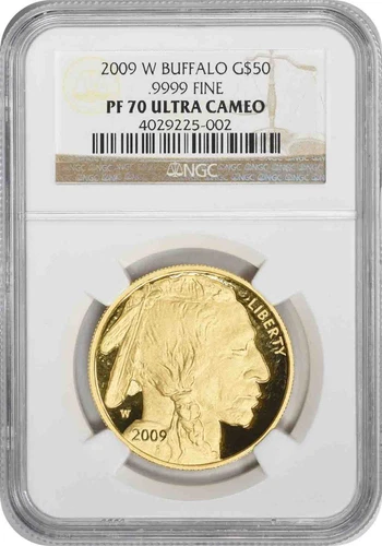 2009-W $50 American Gold Buffalo PF70UCAM NGC