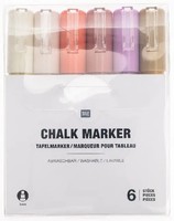 Tafelmarker Set Natur, 6 Tlg. (2019) | In Polybox | RICO-Design tap