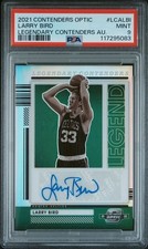 2021 PANINI CONTENDERS OPTIC LEGENDARY CONTENDERS AUTOGRAPHS LARRY BIRD PSA 9