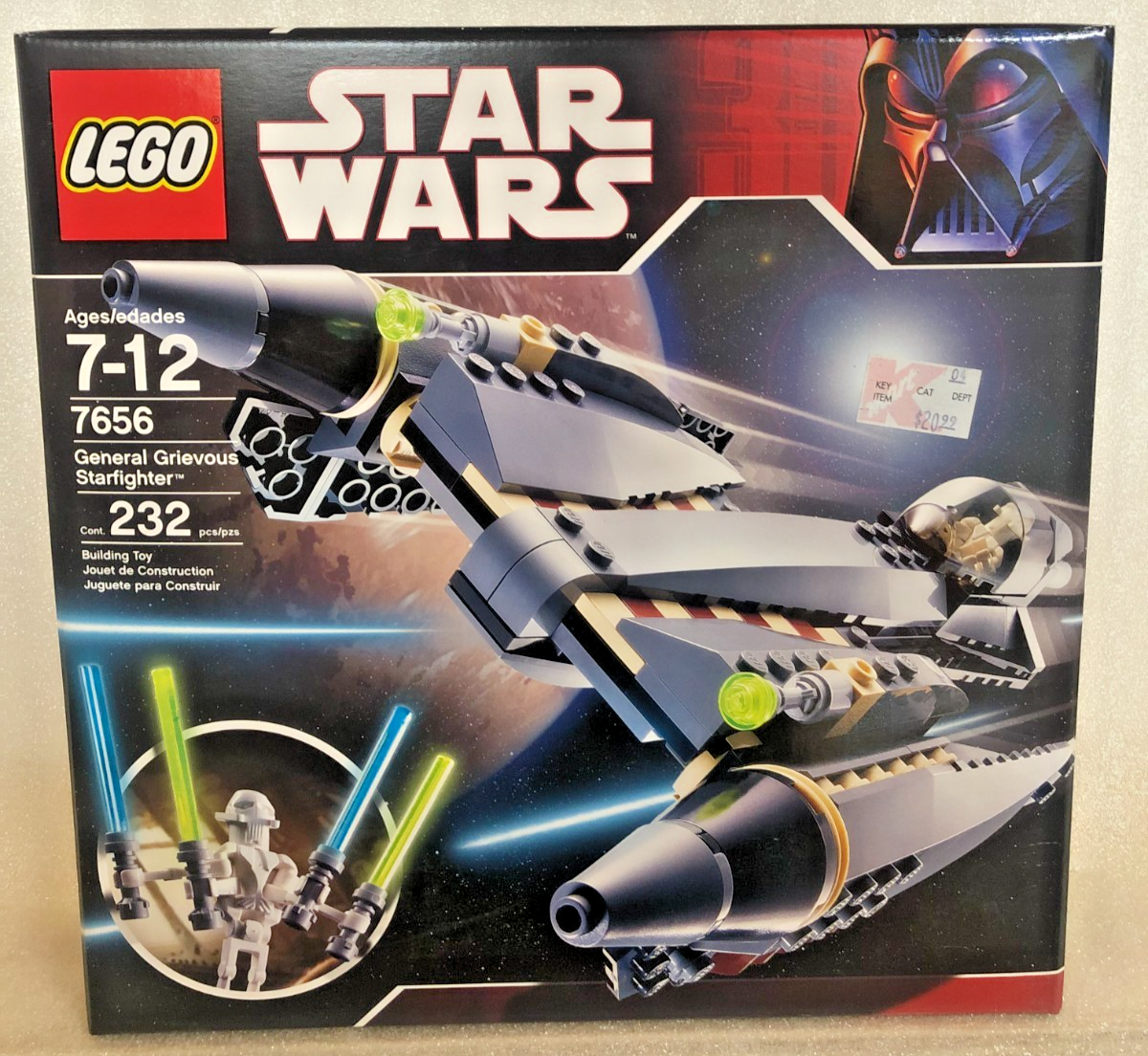 7656 GENERAL GRIEVOUS STARFIGHTER star wars lego set factory