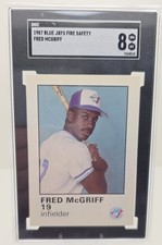 Toronto Blue Jays Baseball Cards Promote Fire Safety 5