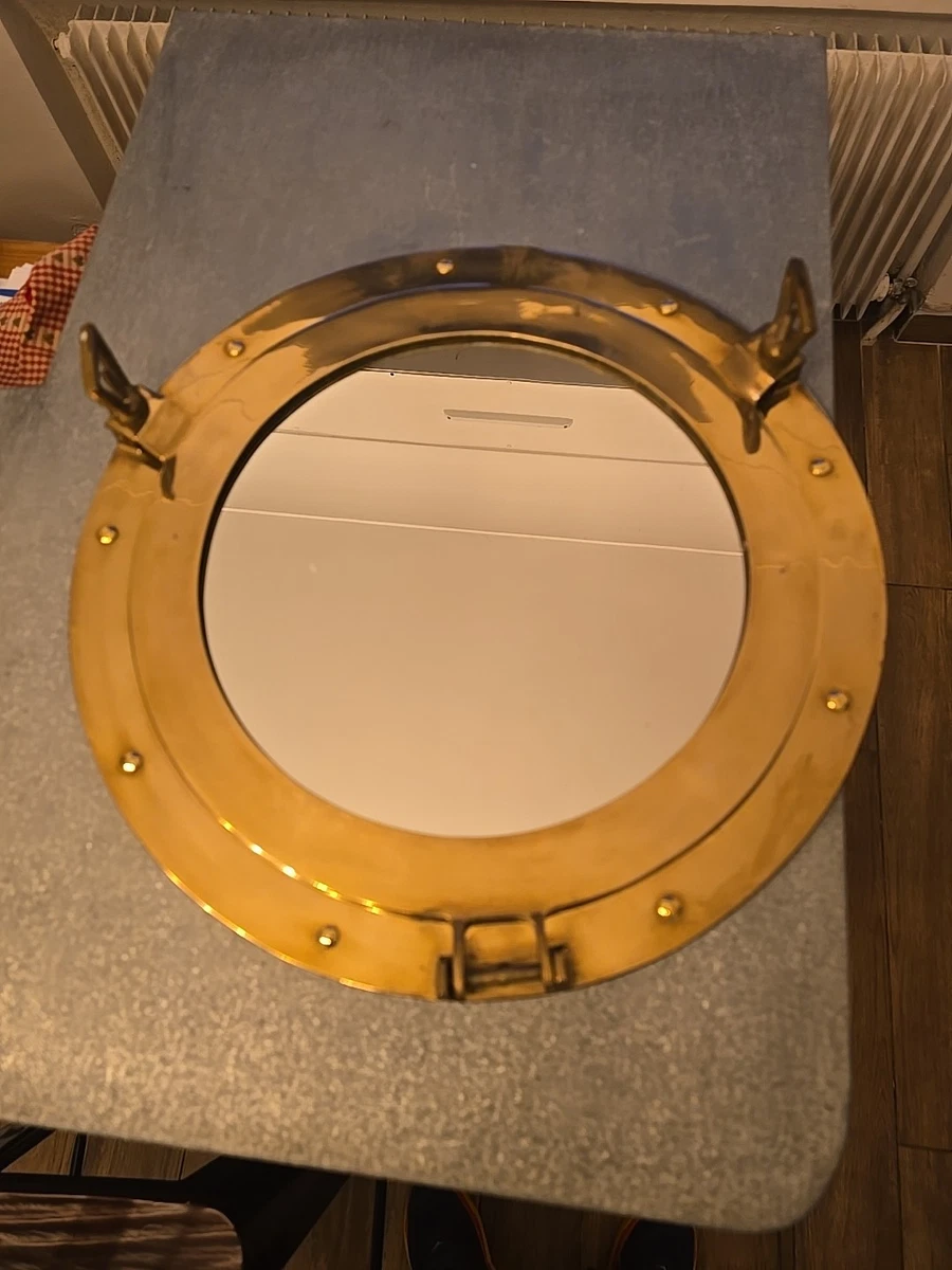 MIROIR MURAL DE navire maritime nautique, hublot de 12 pouces, en