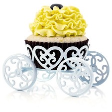 6-Pack Single Princess Carriage Cupcake Stand Holder Display X8U47700