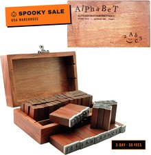 UCEC 70pcs Alphabet Stamps for Clay Rubber Letter Stamps for Crafting DIY