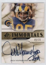 2009 SP Authentic Immortals Signatures 5/25 Jack Youngblood #IS-JY Auto HOF 10lp