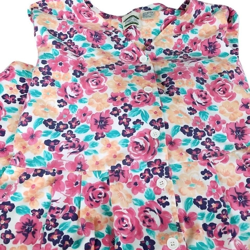 SEPARATE ISSUE Floral Print Button Front Romper J… - image 3