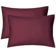 Toddler Pillowcases 13x18, Set of 2 Burgundy