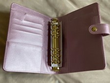 Franklin Type Compact 6-Ring Pink Snap Planne...