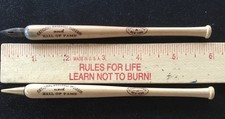 Vintage Baseball Hall Of Fame Museum Pen And Pencil Set. Free Shipping 
