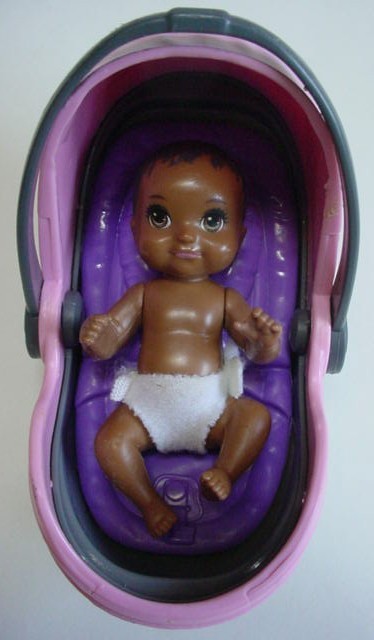 Barbie Baby Doll Baby Car Seat Carrier African American Infa