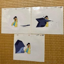 Maison Ikkoku Cel Art 3 fogli memorabilia anime originali dipinti a mano