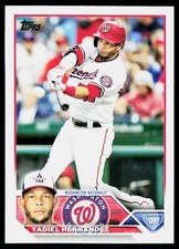 2023 Topps Yadiel Hernandez #257 Washington Nationals