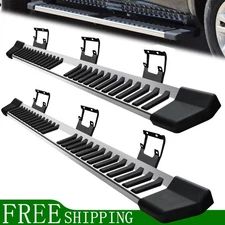 Side Step Bar For 15-26 Ford F150 Super Crew Cab 6" Running Board Movable Bar