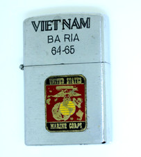 USMC Ba Ria 1964 1965 Vietnam No Zippo Lighter Z-20