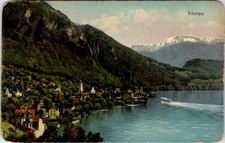 Town View, VITZNAU, Switzerland Postcard