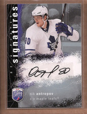 2007-08 Be A Player Signatures #SNA Nikolai Antropov Auto HKY