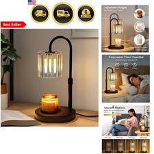 Candle Warmer Lamp with Timer Dimmer Adjustable Height for Wax Melts Candles