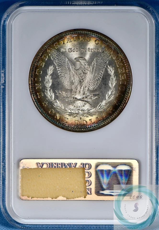 1881-S Morgan Silver Dollar $1 NGC MS65 w/CAC – Lustrous & Attractive Rim Toning - Image 2 of 4