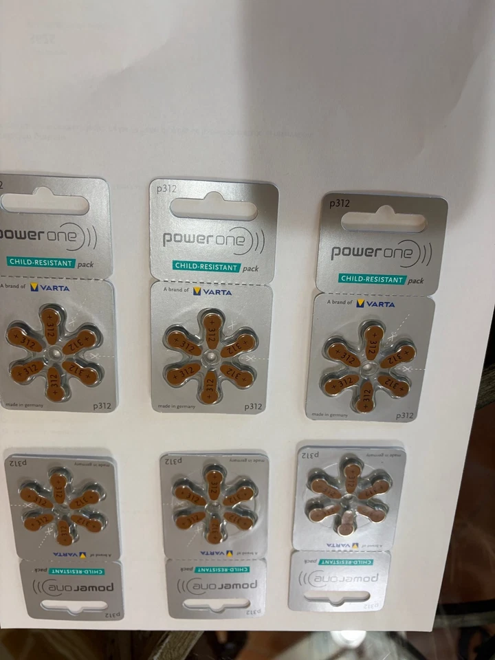 Слуховой аппарат SIEMENS PURE 0123, серебристый, 312 бат в хорошем рабочем состоянии - Изображение 3 из 4