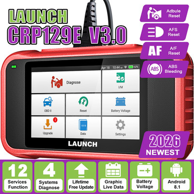2026 Launch CRP129E V3.0 Profi KFZ Diagnosegerät Auto OBD2 Scanner TPMS EPB SAS