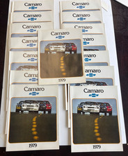 Original 1979 Chevrolet Camaro Rally Z28 Dealer Sales Brochure Lot Of 15