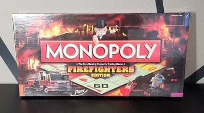New 2009 Monopoly FIREFIGHTERS Edition First Edition Board Game Factory Sealed