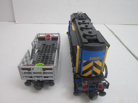 Lego City Cargo Train 60052 Retired Set with Minifigs and Box Hard To Find